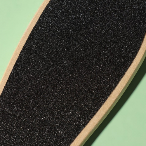 Тёрка для ног, наждачная, двусторонняя, 25 × 4,5 см, деревянная