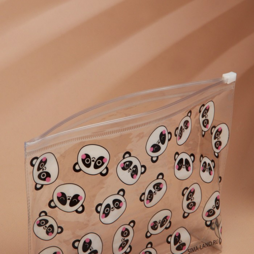 Косметичка из прозрачного PVC «Панда»