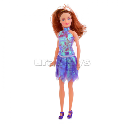 Кукла в ассортименте, платье в стиле диско, в пакете