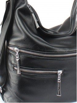 Сумка женская искусственная кожа FR-5051-L, (рюкзак change), 2отдела, черный SALE 258351