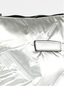 Сумка женская текстиль BXL-9023, 1отд, плечевой ремень, серебро 259215