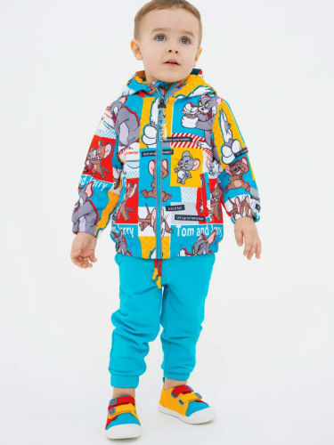 1483 р.  2797 р.  Куртка детская текстильная с полиуретановым покрытием для мальчиков (ветровка)