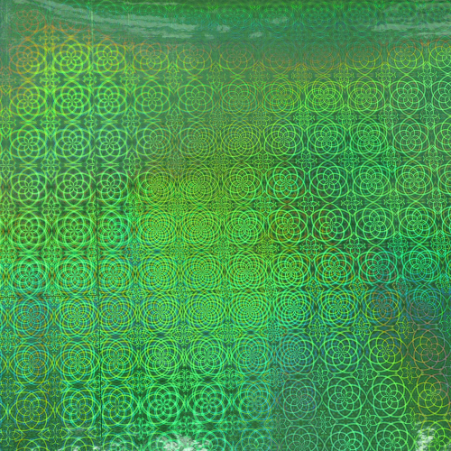 Пленка самоклеящаяся 45см*8м Голография (зеленый)