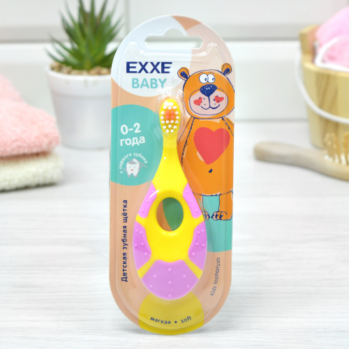 Зубная щетка детская EXXE Baby 0-2 года