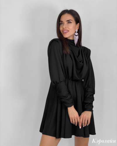 Платье «Кэролайн» (черный) Турция