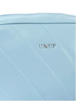 Сумка женская искусственная кожа UMUP-2023-017, 1отд, плечевой ремень, голубой 258671