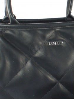 Сумка женская искусственная кожа UMUP-2022-015, 1отд, плечевой ремень, черный 258700