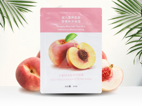 Увлажняющая тканевая маска с Персиком Hanhuo Juicy Peach, 30 ml