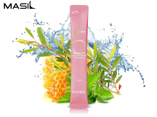 Шампунь с пробиотиками для защиты цвета Masil 5 Probiotics Color Radiance Shampoo, 8 ml