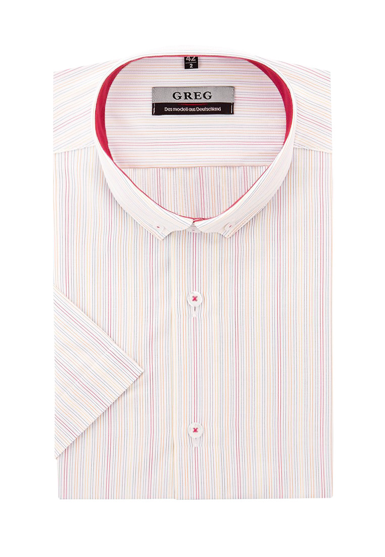 Сорочка мужская короткий рукав GREG 151/109/59/Z/b/1