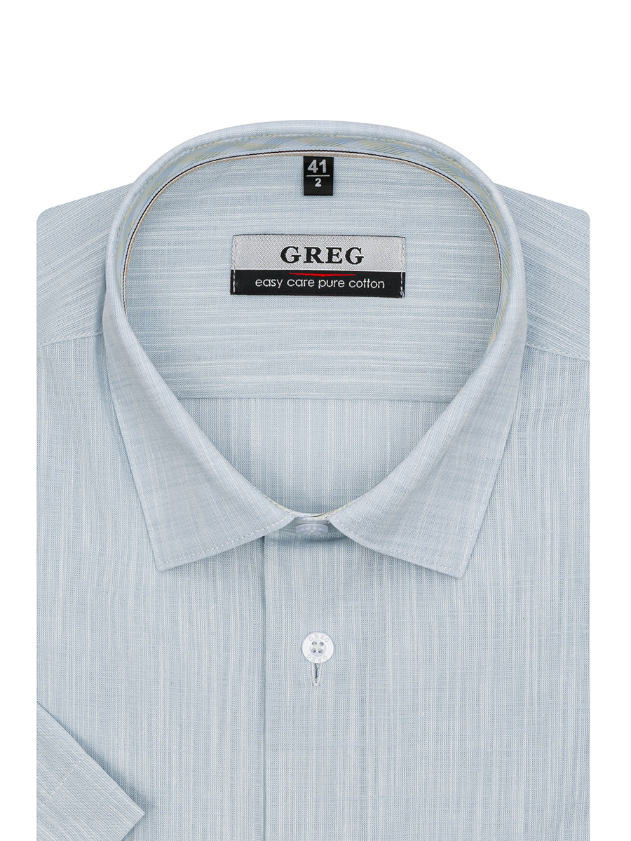 Сорочка мужская короткий рукав GREG 210/201/4192/1p