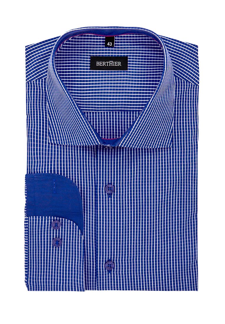 Сорочка мужская длинный рукав BERTHIER MARINA1889B2/Fit-M(0-1)