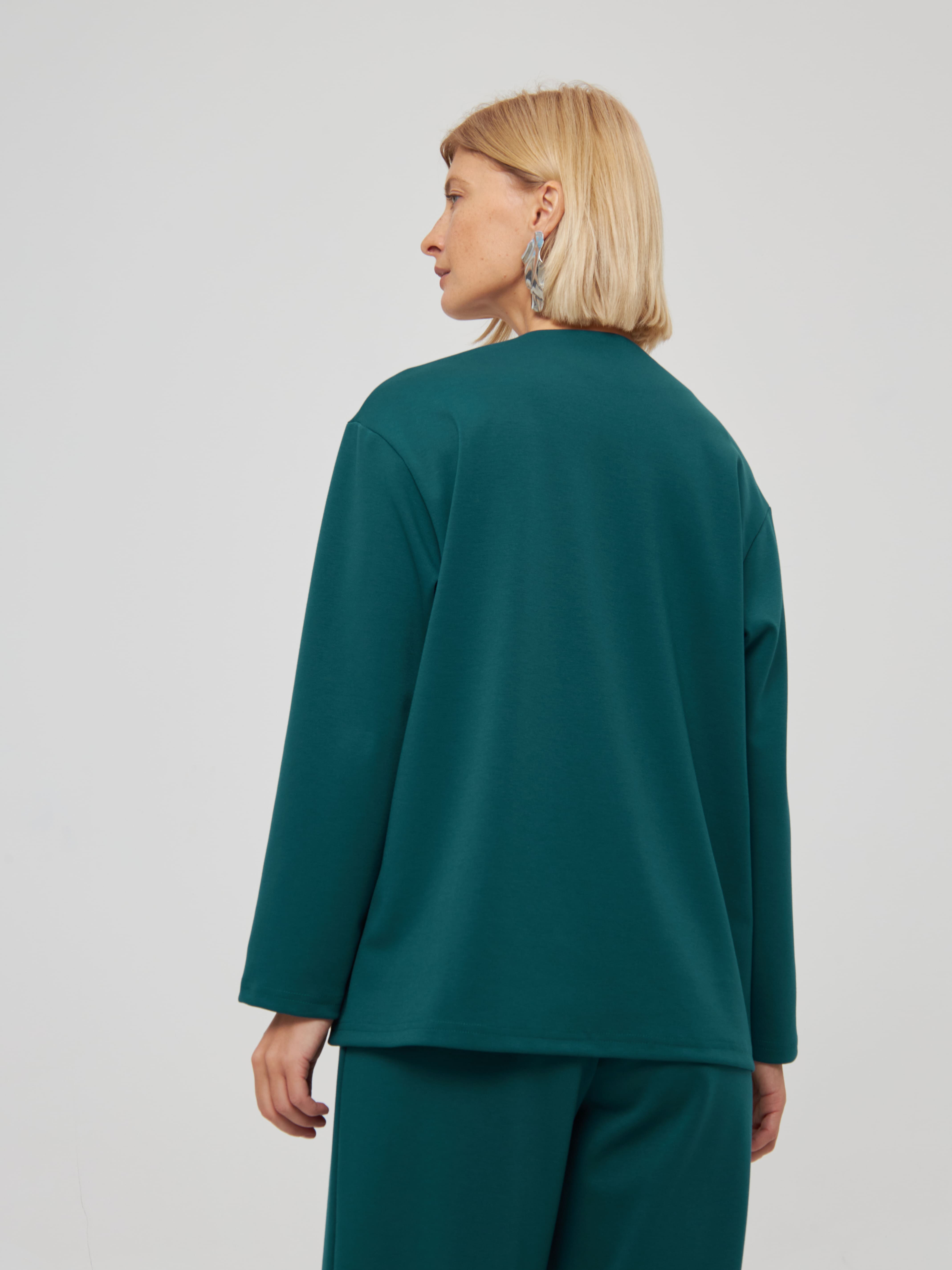 Джемпер женский KATHARINA KROSS KK-JP-0027-3T-AH-т.бирюзовый