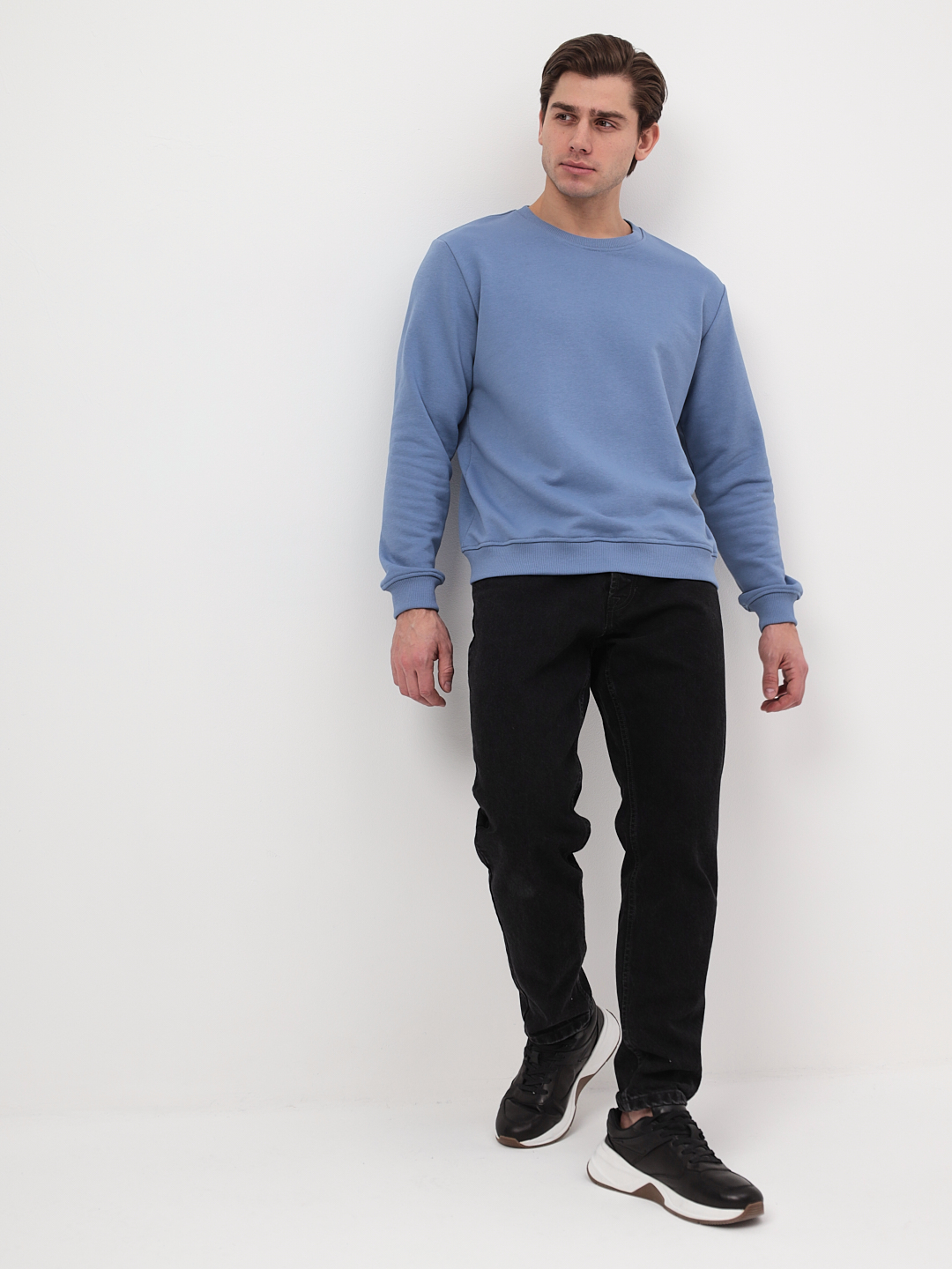 Свитшот мужской GREG G121-OZ03-51 (джинсовый)