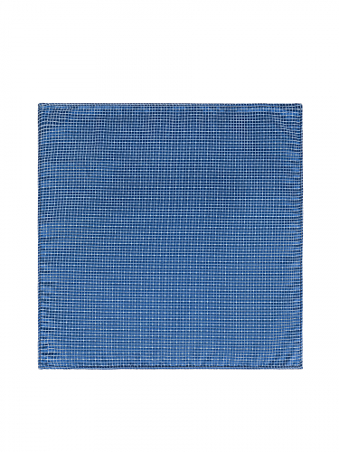 Карманный платок GREG Hanky-poly 25x25-синий 500.1.108