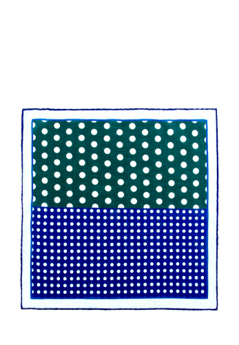 Карманный платок GREG Hanky-poly 33х33-синий 810.1.04