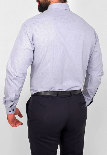 Сорочка мужская длинный рукав BERTHIER BGT015409/Fit-Rb(0-1)