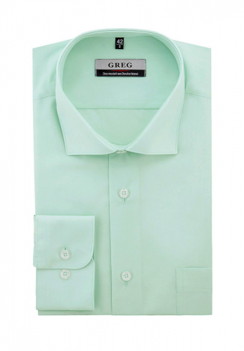 Сорочка мужская длинный рукав GREG 410/119/FR MINT