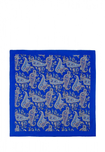 Карманный платок GREG Hanky-poly 33х33-синий 908.1.07