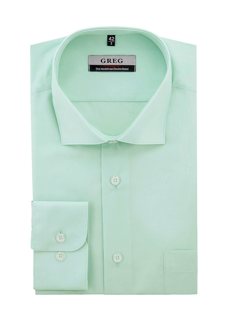 Сорочка мужская длинный рукав GREG 410/119/FR MINT