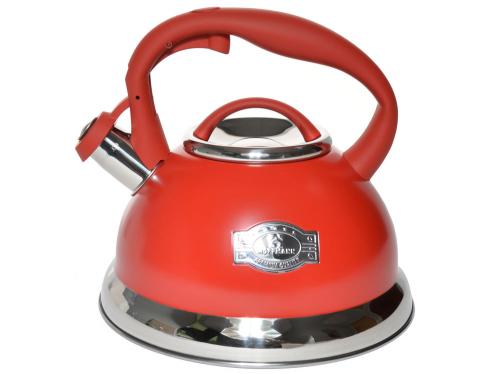 Чайник 3л со свистком, красный НМ 55190