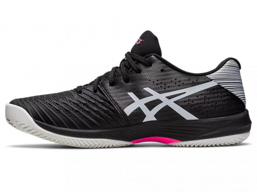 Кроссовки мужские SOLUTION SWIFT FF CLAY BLACK/HOT PINK, Asics