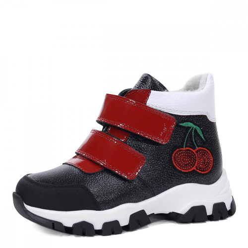 Ботинки детские (100% Кожа), Красный октябрь