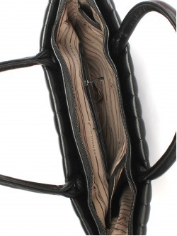 Сумка женская искусственная кожа Kenguluna-22670-1, 1отд+карм/перег. плечевой ремень, черный SALE 256942