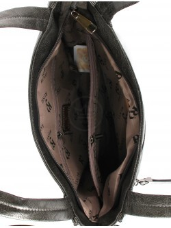 Сумка женская искусственная кожа Guecca-822, 1отд+карм/перег, плеч/ремень, серый 259161