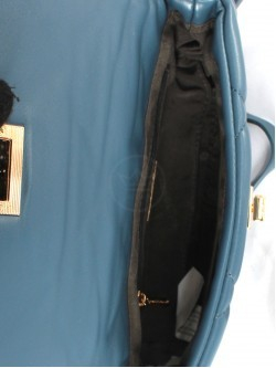 Сумка женская искусственная кожа DJ-CM 6790-BLUE, 1отд, плечевой ремень, синий 257703