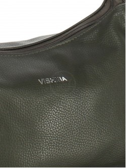 Сумка женская искусственная кожа VSH-V-0019, 1отд+еврокарм, плечевой ремень, зеленый 249999