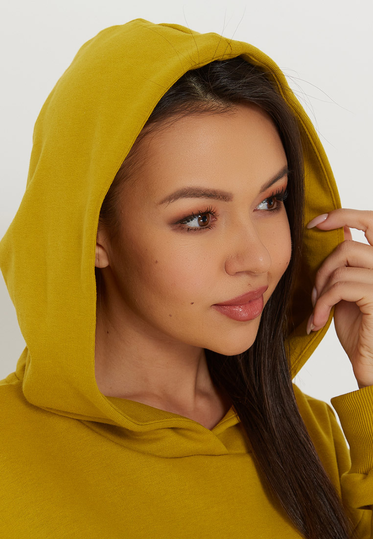 Худи женское KATHARINA KROSS KK-HK-002K-горчичный