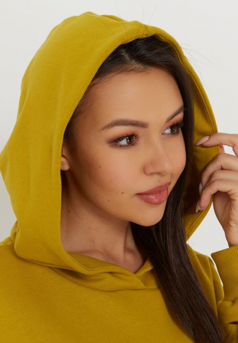 Худи женское KATHARINA KROSS KK-HK-003K-горчичный