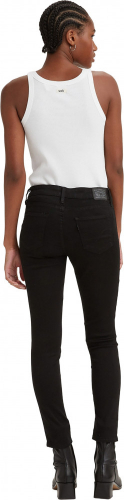 Джинсы женские 711 SKINNY SOFT BLACK, LEVIS