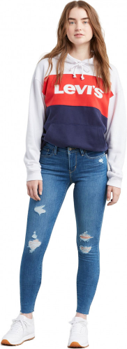 Джинсы женские W 710 BUENA VISTA BLUE, LEVIS
