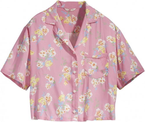 Рубашка женская W SS MAHINA SHIRT PINK, LEVIS