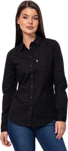 Рубашка женская W LS POPLIN SHIRT BLACK, LEVIS