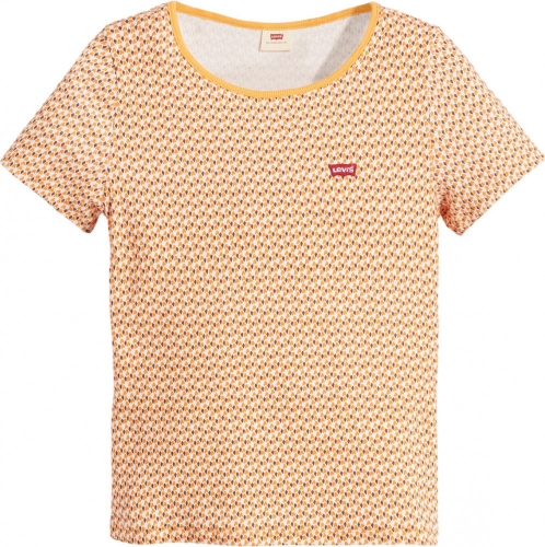 Футболка женская HONEY SHORT SLEEVE ETTA GEO APRICOT PRIN, LEVIS