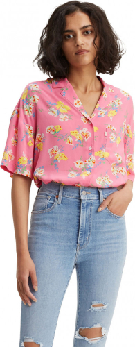 Рубашка женская W SS MAHINA SHIRT PINK, LEVIS