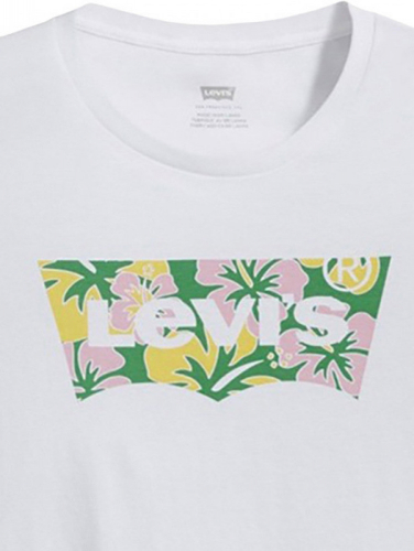 Футболка женская W SS GRAPHIC TEE WHITE, LEVIS