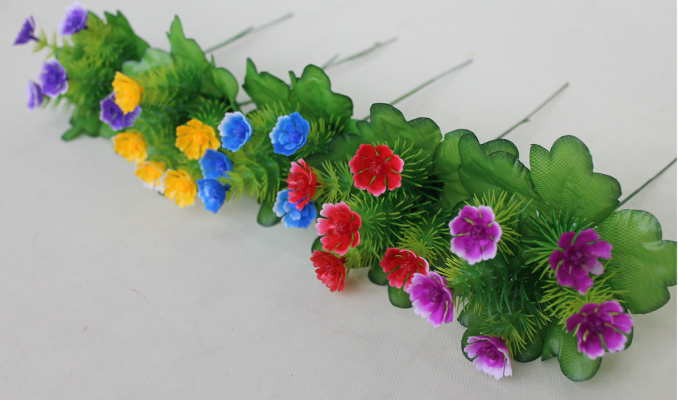 Б10936 Букет Лютики-цветочки 4 Н24см(100микс)