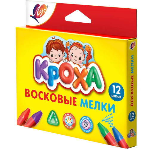 Мелки на масл. основе 12 цв. Кроха треугольные 29С 1773-08 в Нижнем Новгороде