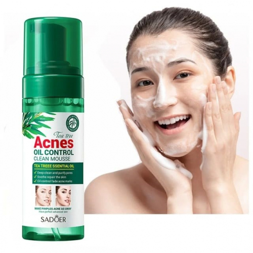 SADOER  Пенка - Мусс для умывания ACNES Oil Control Воздушная ЧАЙНОЕ ДЕРЕВО  150г  (SD-62685)
