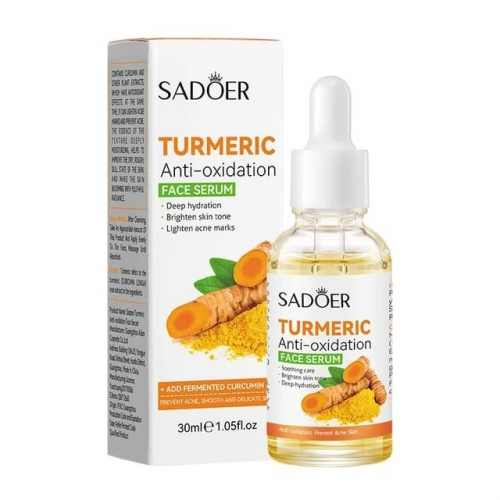 SADOER  Эссенция для лица TURMERIC Anti - Oxidation Увлажняющая Анти-Акне КУРКУМА  30мл  (SD-96000)