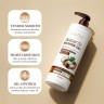 SADOER  Гель для душа COCONUT OIL питательный Масло КОКОСА  500мл  (SD-90534)