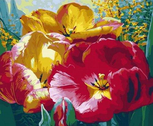 GX 21362 Яркие тюльпаны