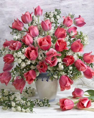 GS 1331 Букет розовых тюльпанов