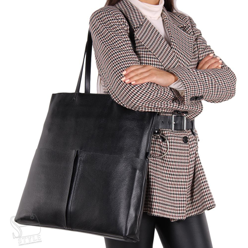 Сумка женская кожаная 3718G black Vitelli Grassi