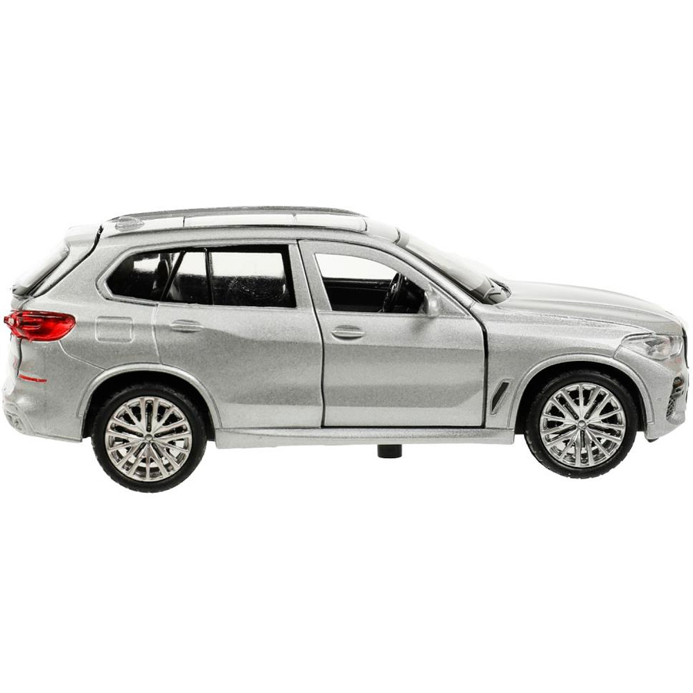 Модель X5-12-SR BMW X5 M-SPORT 12 см, двери, багаж, инерц, серебристый Технопарк в коробке в Нижнем Новгороде