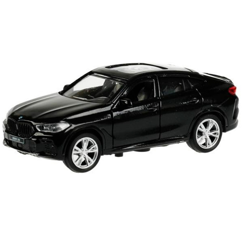 Модель X6-12-BK BMW X6 длина 12 см, двери, багаж, инер, черный Технопарк в кор. в Нижнем Новгороде